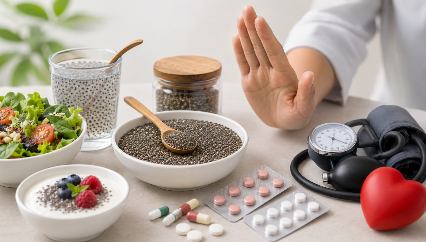 Cẩn Trọng Khi Sử Dụng Hạt Chia Trong Chế Độ Ăn Uống Với Một Số Loại Thuốc
