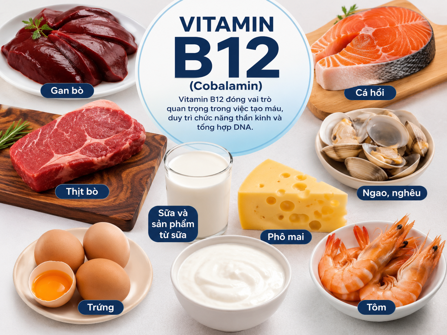 Khám Phá Vai Trò Đặc Biệt Của Vitamin B12 và Sắt Trong Sức Khỏe