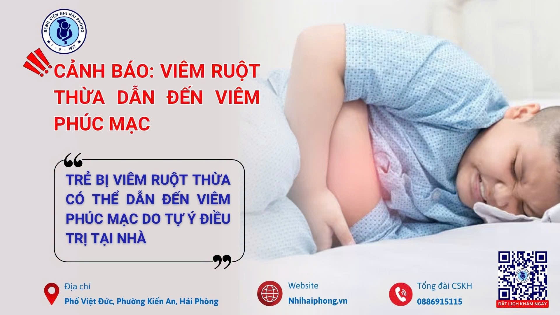 Cảnh Báo về Biến Chứng Viêm Phúc Mạc Ở Trẻ Em: Nguy Cơ Từ Việc Tự Điều Trị