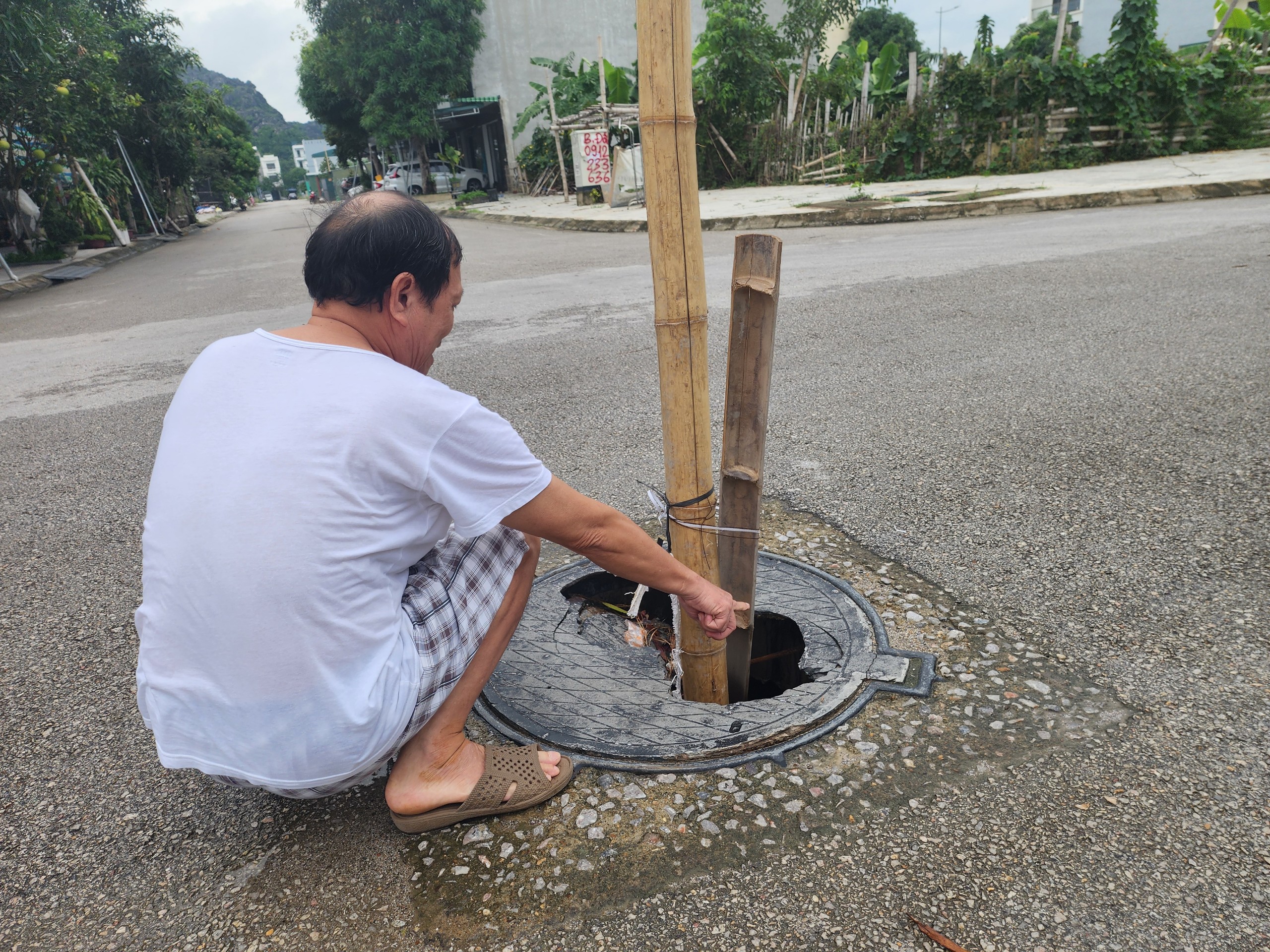 Hố ga nguy hiểm tại Thanh Hóa Hố ga nguy hiểm tại Thanh Hóa