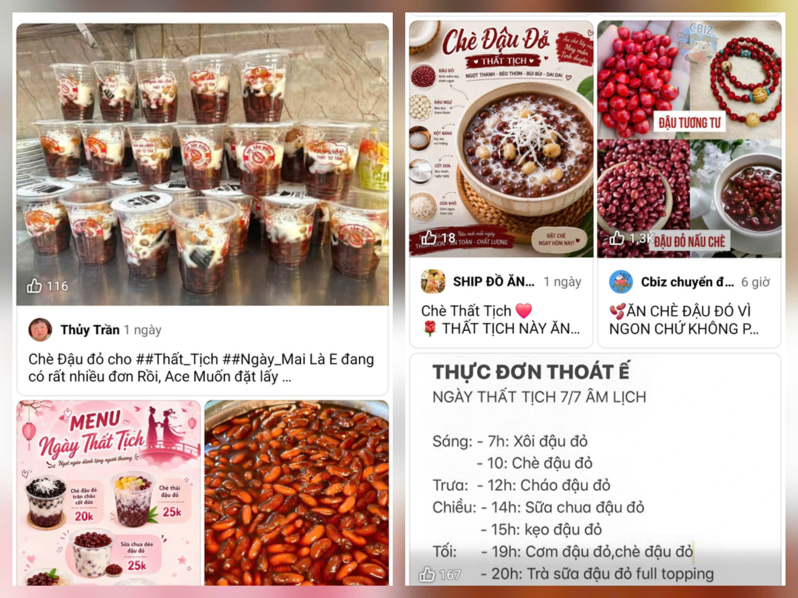 Tại Sao Ngày Thất Tịch Lại Là Ngày Đặc Biệt Cho Chè Đậu Đỏ?