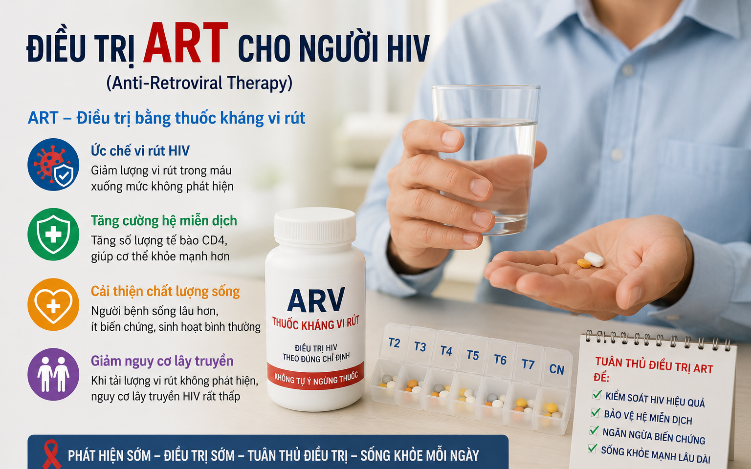 Khám Sức Khỏe Định Kỳ Cho Người Nhiễm HIV: Những Điều Cần Biết Ngoài Tải Lượng Virus