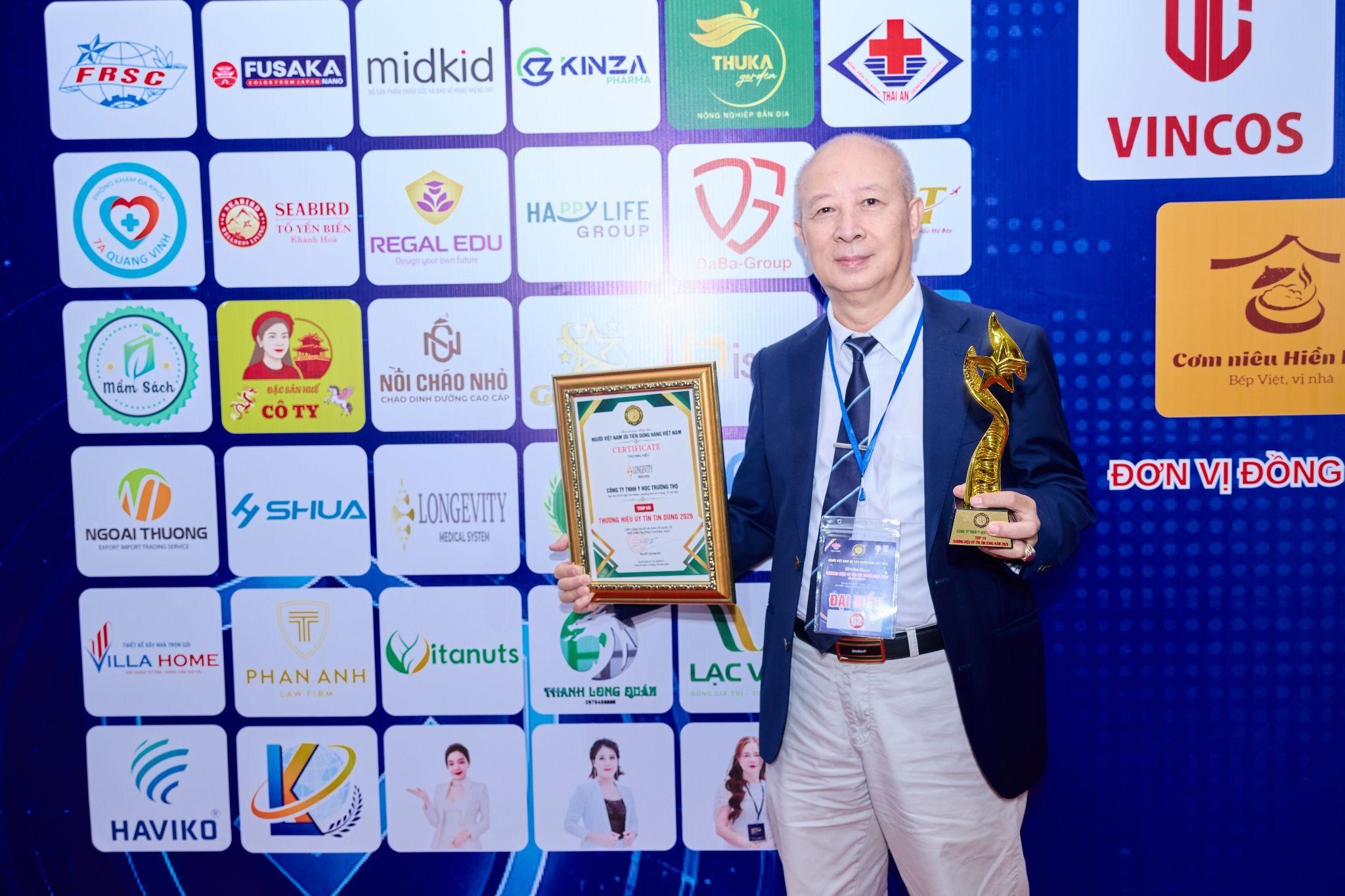 Longevity Medical System: Được Ghi Nhận Trong Top 10 Thương Hiệu Uy Tín 2026