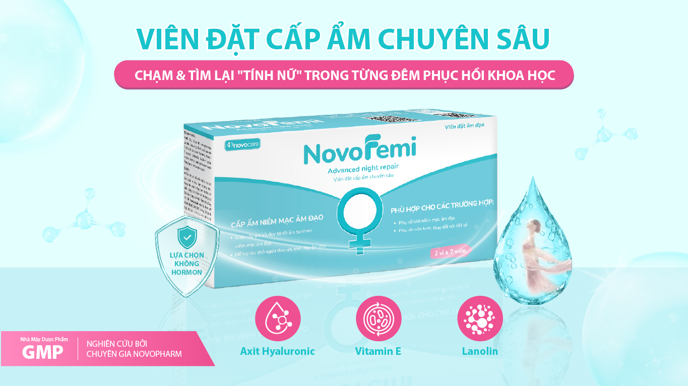 anh-2-1785485898020425149644 Chăm sóc vùng kín khoa học sau tuổi 35 – Mang “tính nữ” trở lại cùng Novofemi Advanced Night Repair - Ảnh 2.