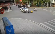 Tai Nạn Giao Thông Đáng Sợ: Xe Tải Đâm Sập Cấu Trúc Hạn Chế Chiều Cao Tại Cầu Bông