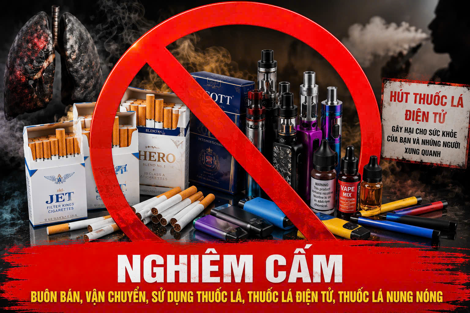 Lâm Đồng Củng Cố Chốt Chặn Buôn Lậu Thuốc Lá Và Thuốc Lá Điện Tử - Ảnh 1.