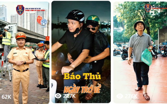 Cách Công An Hà Nội Đưa Nội Dung Giao Thông Lên Mạng Xã Hội