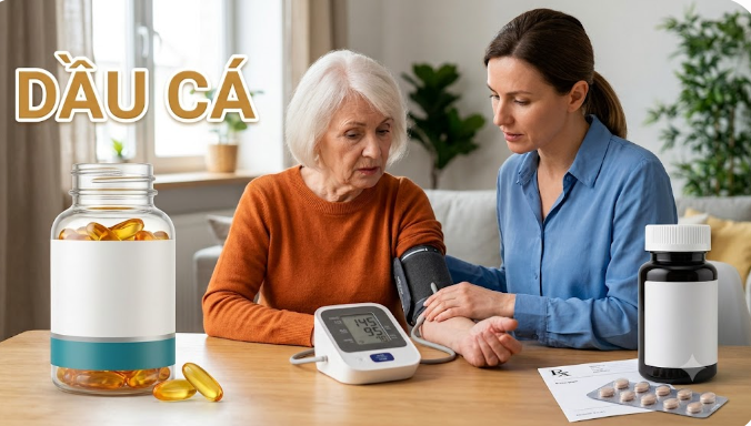 Tác Động Của Dầu Cá Đối Với Người Bệnh Tăng Huyết Áp