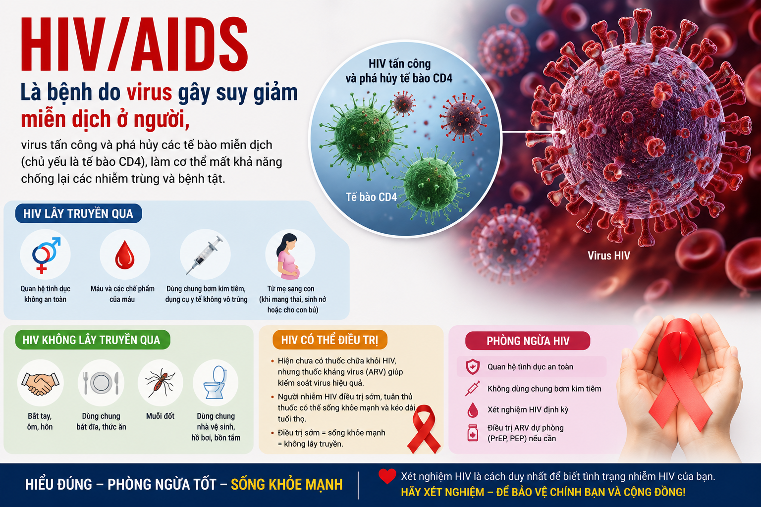 Giải Mã Những Hiểu Lầm Về HIV/AIDS Trong Thế Giới Hiện Đại