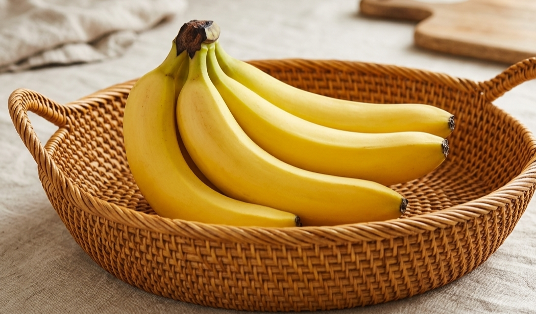 Chuối cung cấp hàm lượng magie và nhiều dưỡng chất khác giúp làm giảm đau đầu. Ảnh minh họa AI