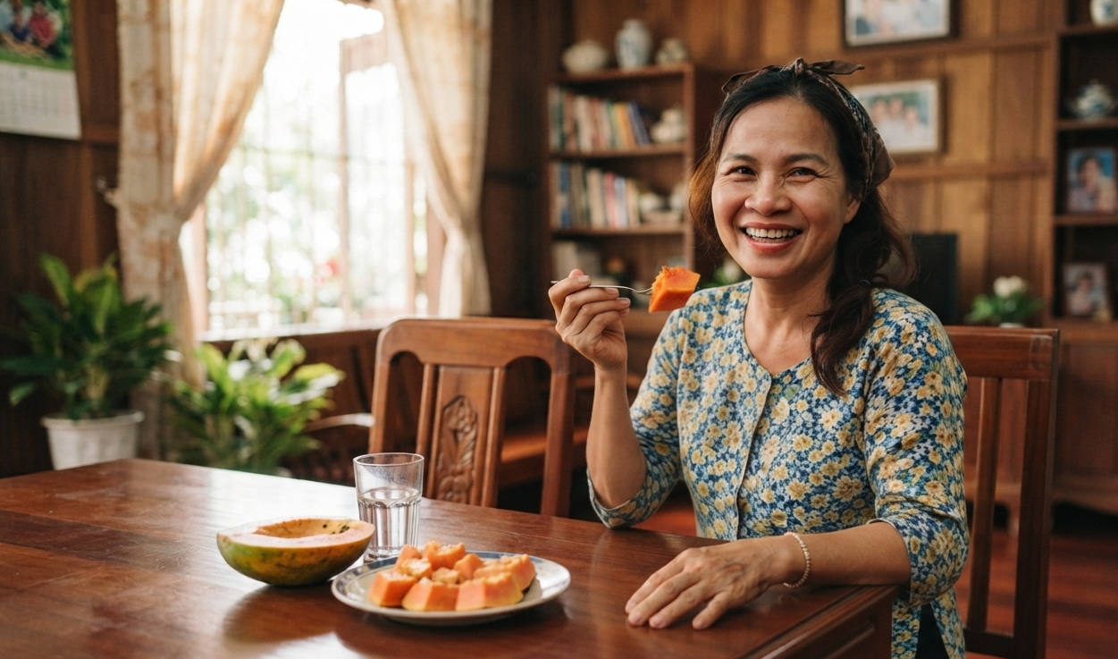 Khám Phá 7 Lợi Ích Tuyệt Vời Của Đu Đủ Khi Ăn Sáng Sớm - Ảnh 1.