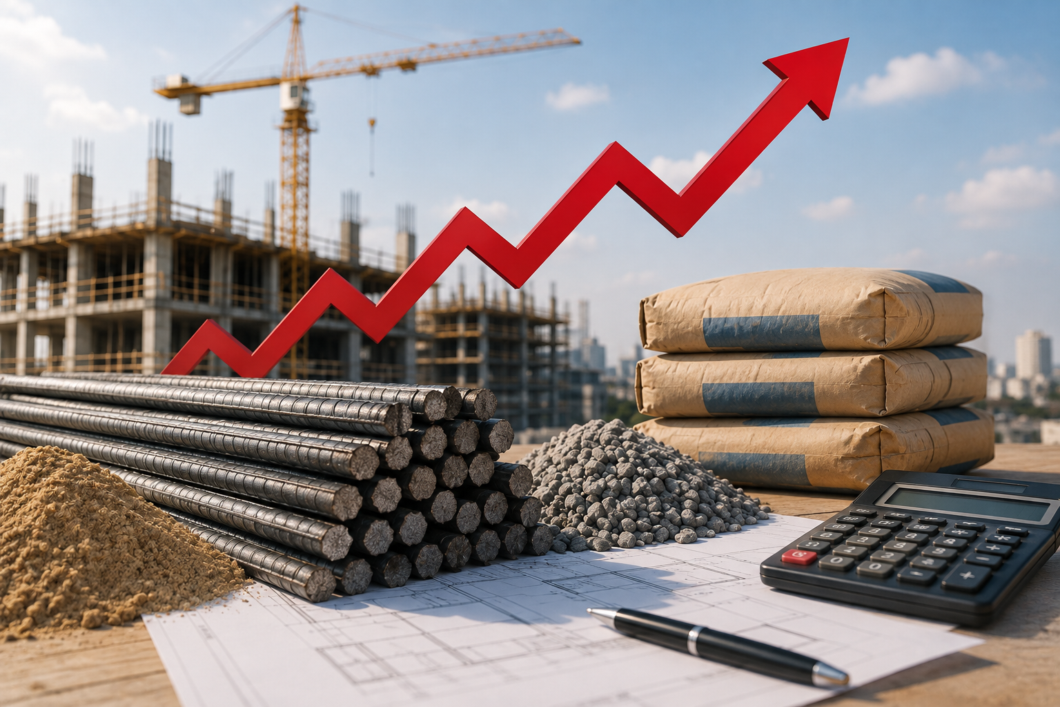 Giải Quyết Vấn Đề Tăng Giá Vật Liệu Xây Dựng Trong Hợp Đồng