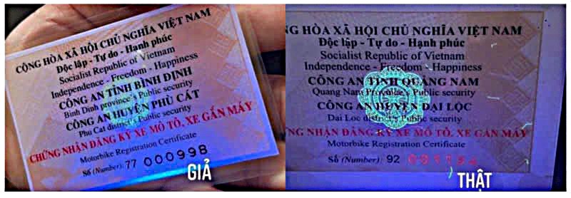 Cảnh Giác Với Giấy Tờ Giả Khi Mua Bán Xe Trực Tuyến