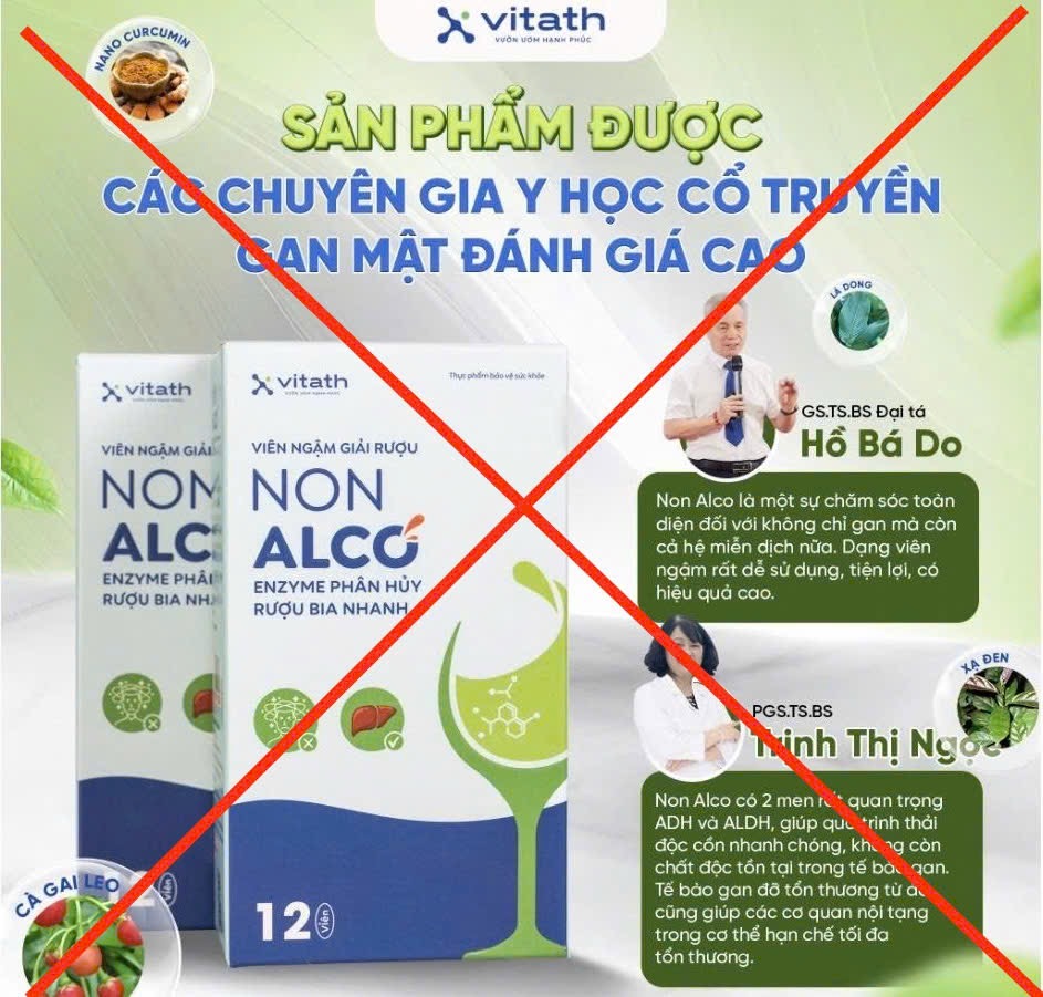 Cảnh Báo Quảng Cáo Sai Quy Định: Viên Giải Rượu Non Alco Chưa Được Phê Duyệt