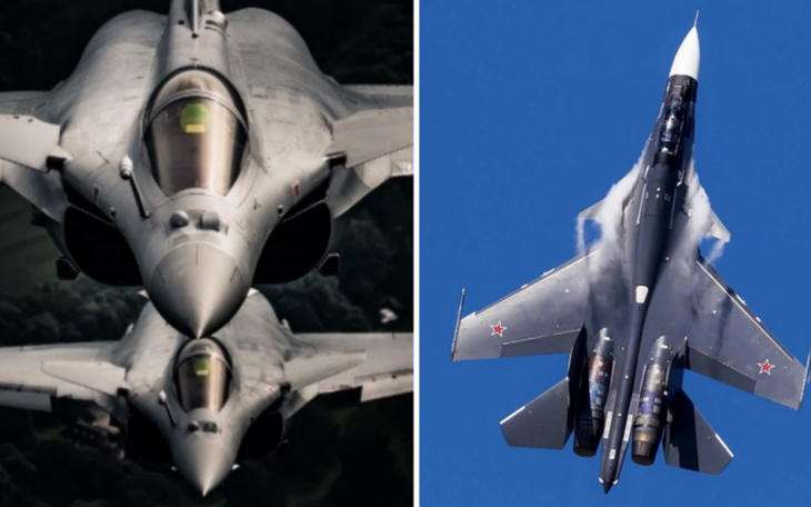 Tiêm kích Rafale Pháp áp sát máy bay Tu-214 Nga trên biển Baltic- Ảnh 2.