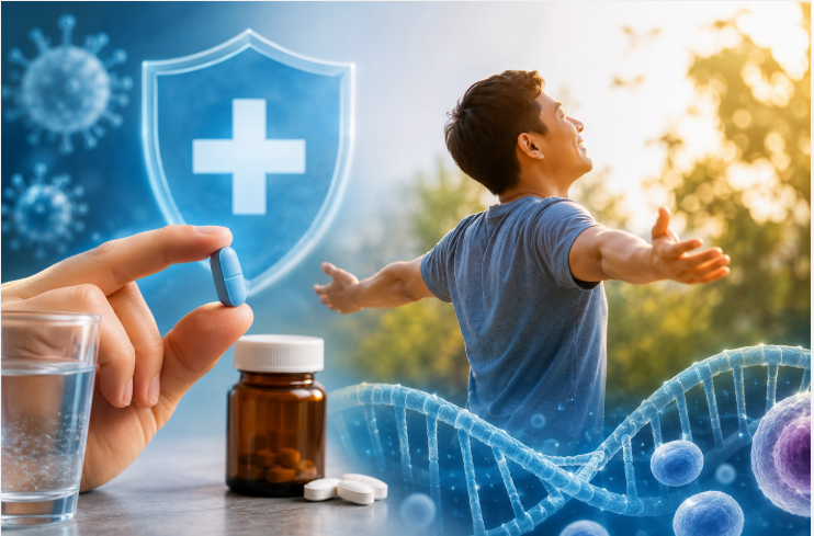 Điều gì xảy ra nếu người nhiễm HIV uống thuốc đều đặn suốt nhiều năm? - Ảnh 1.