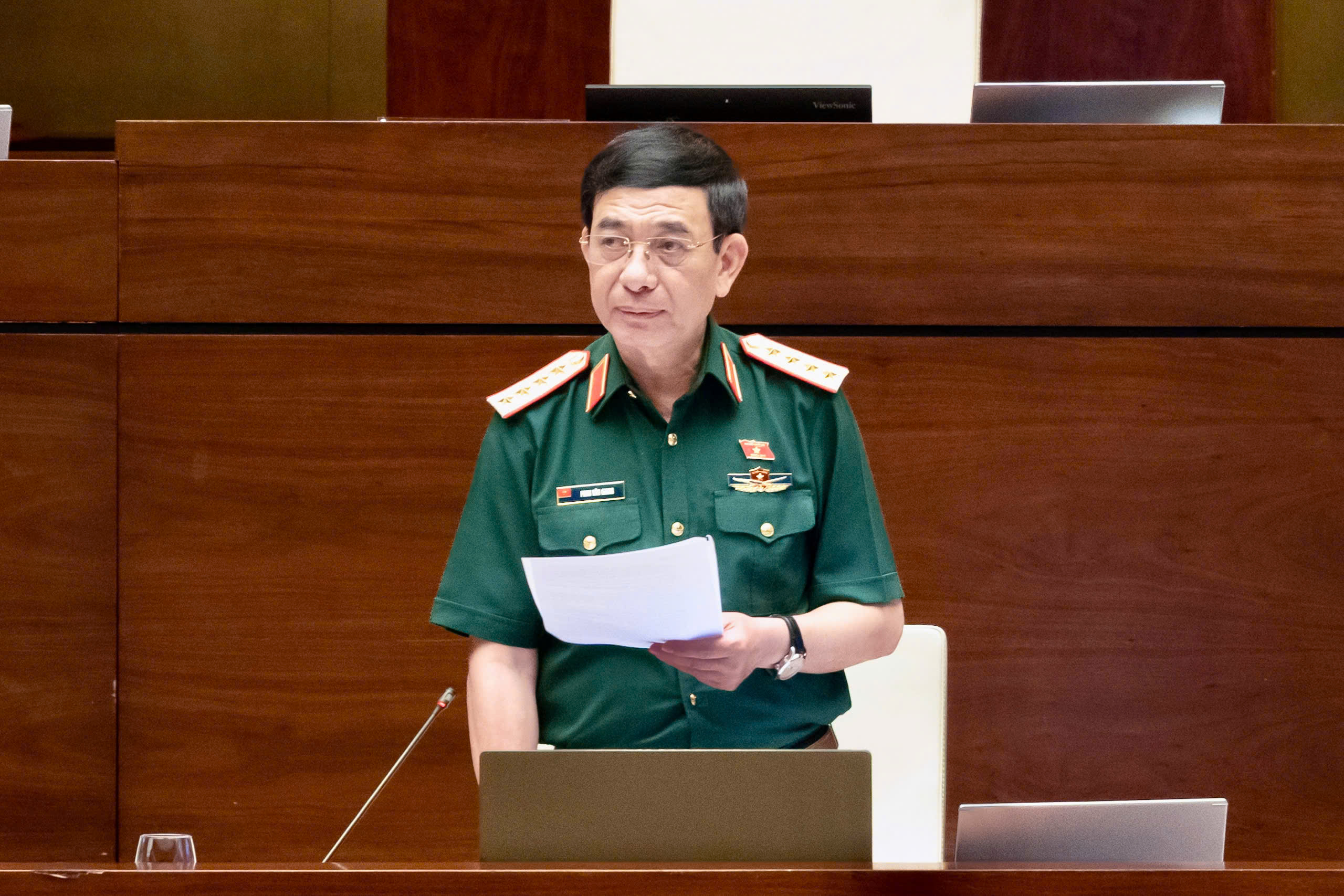 Đại tướng Phan Văn Giang nêu 3 yêu cầu khi hoàn thiện dự thảo Luật Phòng, chống phổ biến vũ khí hủy diệt hàng loạt- Ảnh 1.