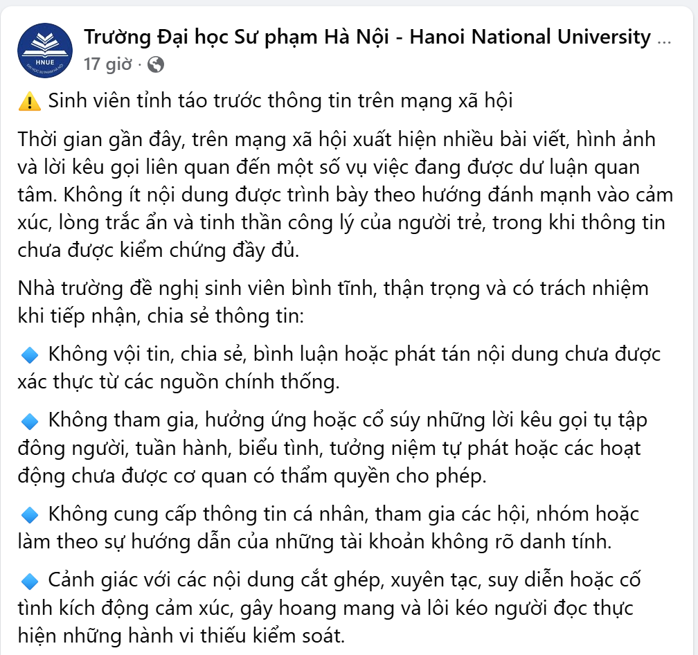 Cảnh báo từ các trường đại học- Ảnh 3.