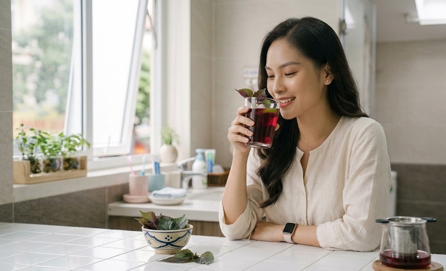 Khám Phá Lợi Ích Của Nước Lá Tía Tô Đối Với Làn Da