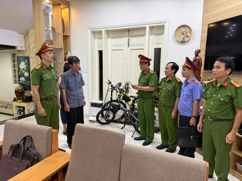 Cảnh sát điều tra bắt ông Hà Xuân Hậu