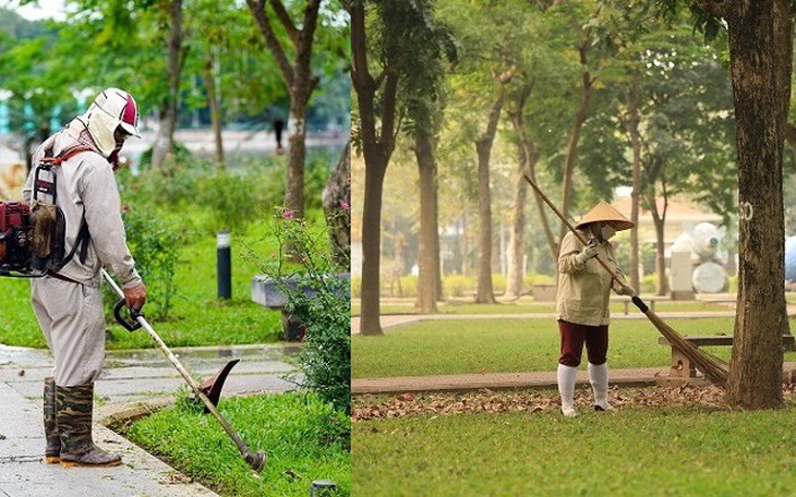 Công viên Thống Nhất trước lễ hội 2/9.