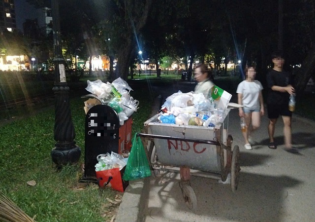 a-1788424921070408448247 Công viên Thống Nhất sau khi dọn dẹp.