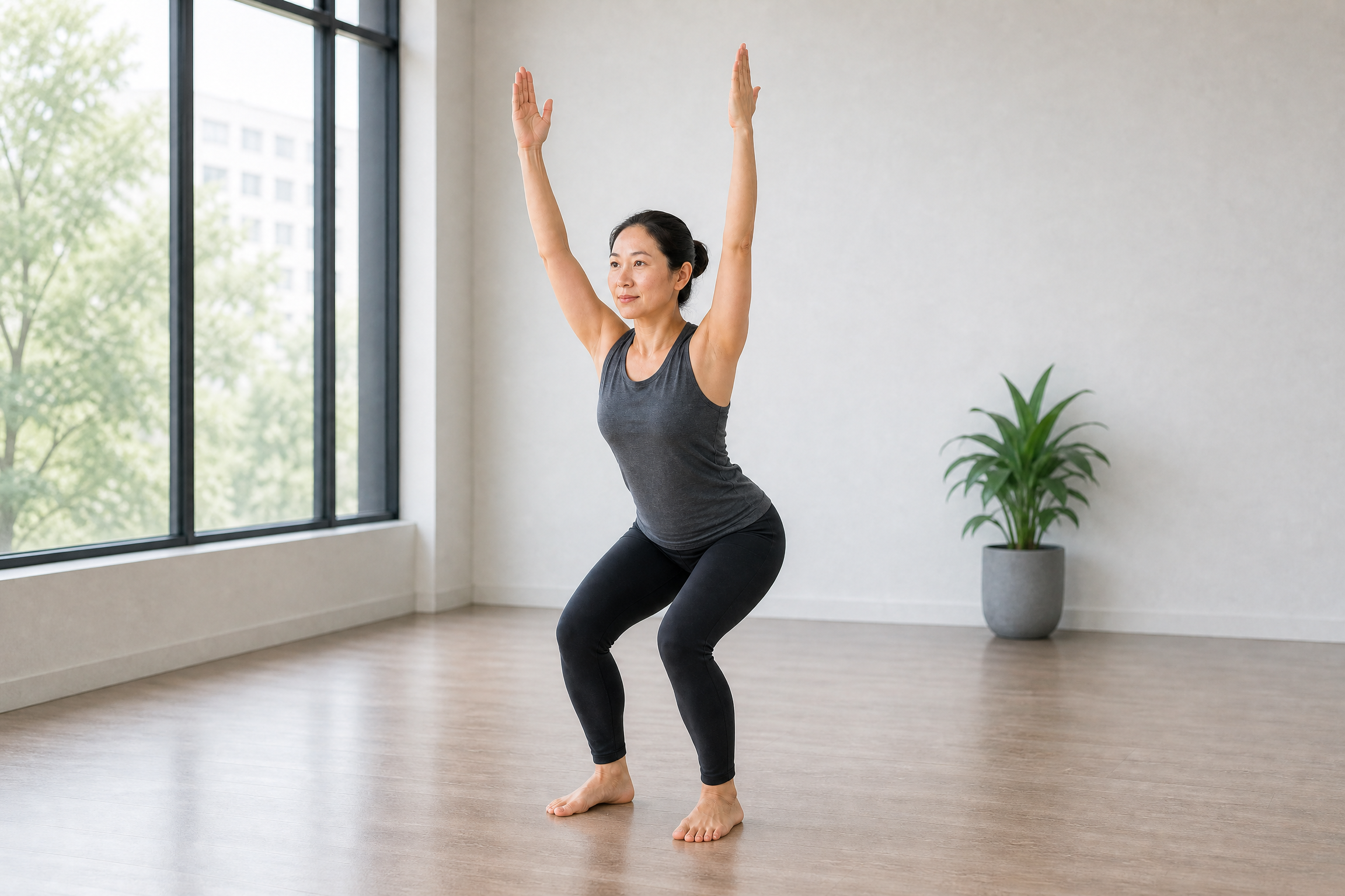 Rèn đôi chân vững chãi ở tuổi trung niên: 5 bài yoga nâng cao sức mạnh