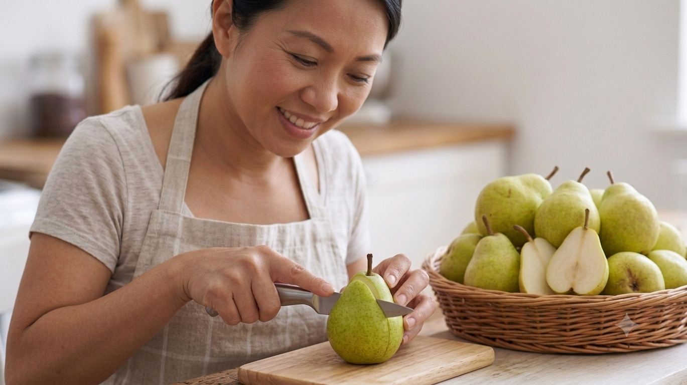 Lê và phổi: ăn thế nào để giữ niêm mạc hô hấp khỏe khi giao mùa
